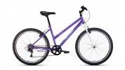 Велосипед 26' хардтейл, рама женская ALTAIR MTB HT 26 low фиолетовый/белый, 6 ск., 15' RBKT0MN66015